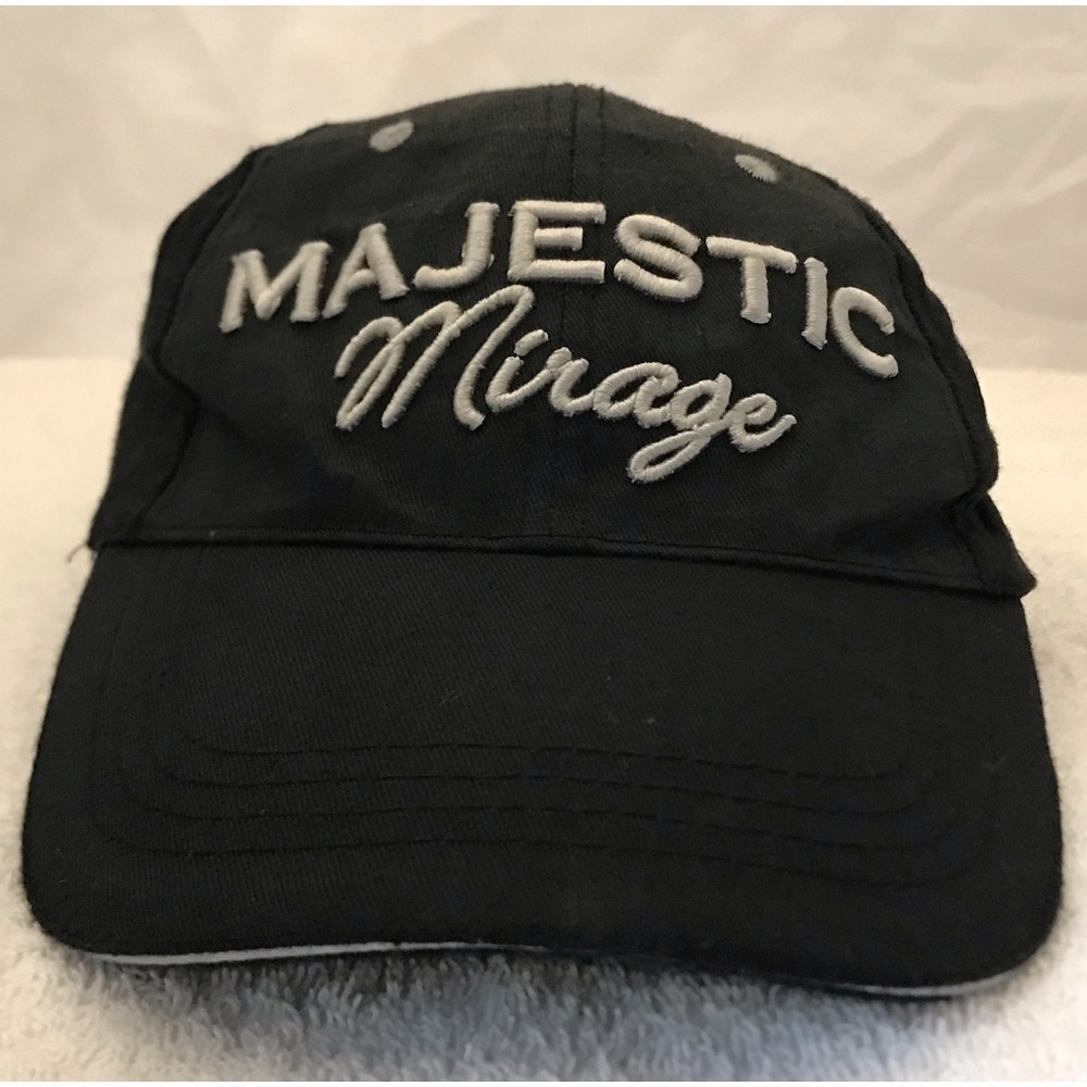 Majestic Mirage Punta Cana Adjustable Black Travel Beach Baseball Cap